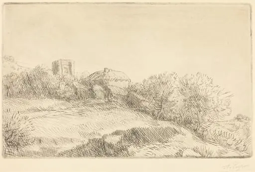Village (Un village), by Alphonse Legros