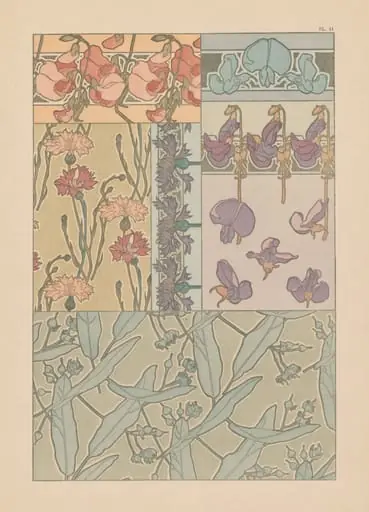 Documents Decoratifs:  Plate 41, by Alphonse Mucha