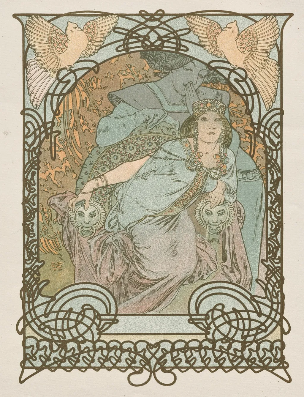 Ilsee, Princesse de Tripoli, by Alphonse Mucha, 1897