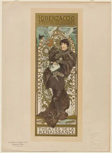 Lorenzaccio, by Alphonse Mucha