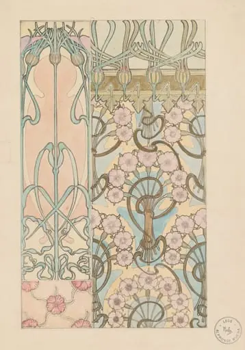 Ornament, by Alphonse Mucha