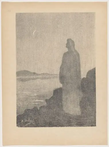 Rêverie dans la nuit (Evening Reverie), by Alphonse Osbert