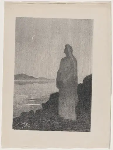 Rêverie dans la nuit (Evening Reverie), by Alphonse Osbert