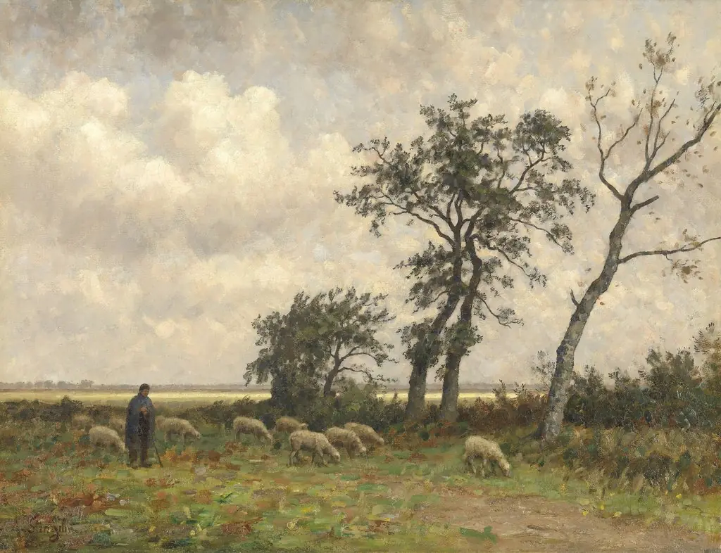 Landscape in Drenthe, by Alphonse Stengelin