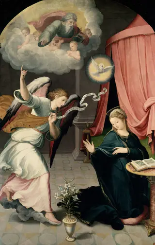 Altarpiece of the Annunciation, by Juan Correa de Vivar