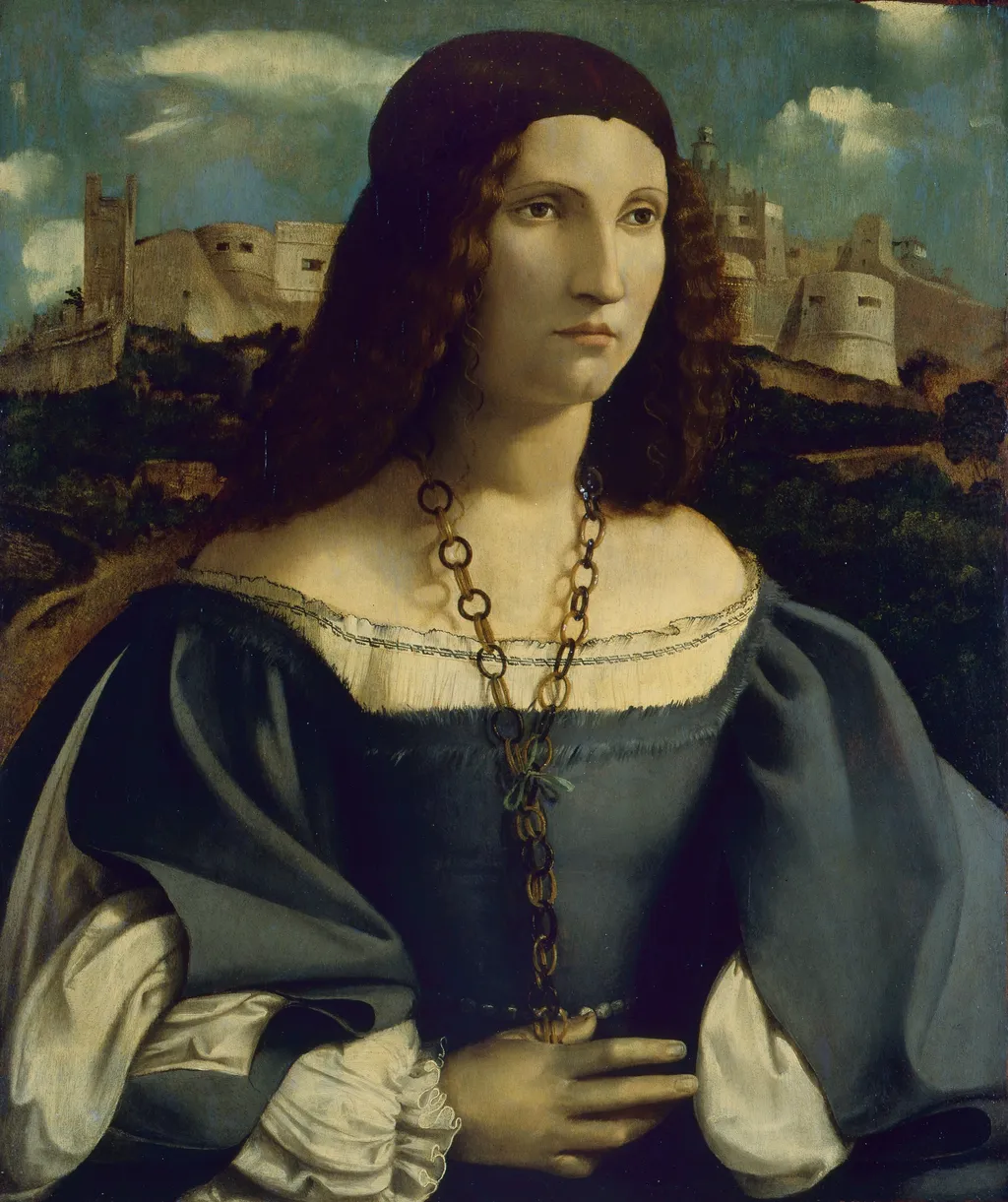 Portrait of a Lady, by Altobello Melone, oil, 1515