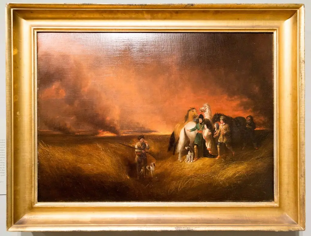 The Prairie on Fire, by Alvan Fisher