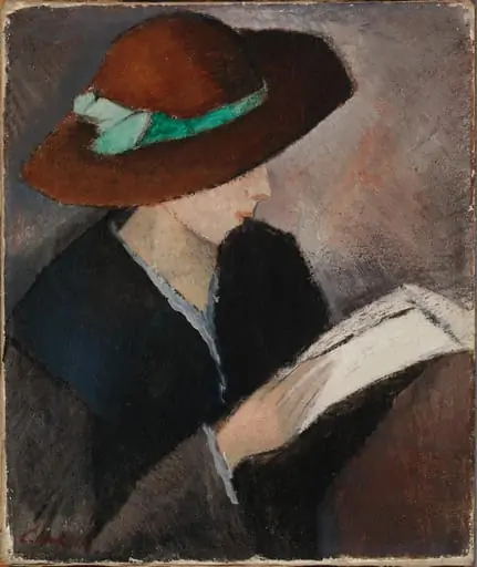 Hattupäinen nainen, by Alvar Cawén