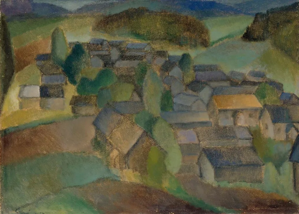Maisema Ranskasta, by Alvar Cawén, unspecified
