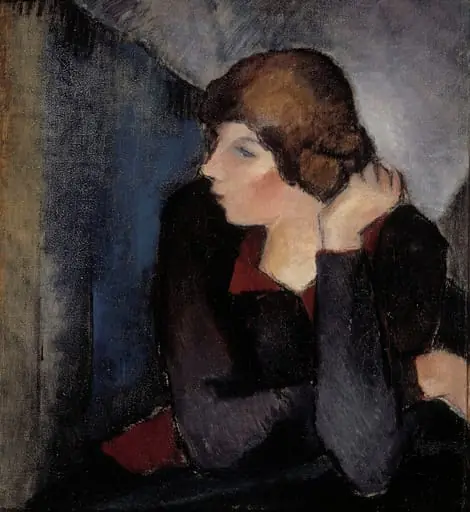 Naisen muotokuva, by Alvar Cawén