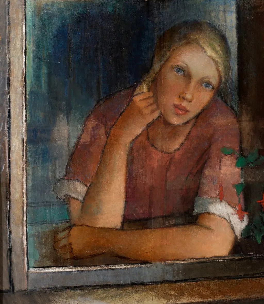 Tyttö ikkunassa, by Alvar Cawén, unspecified