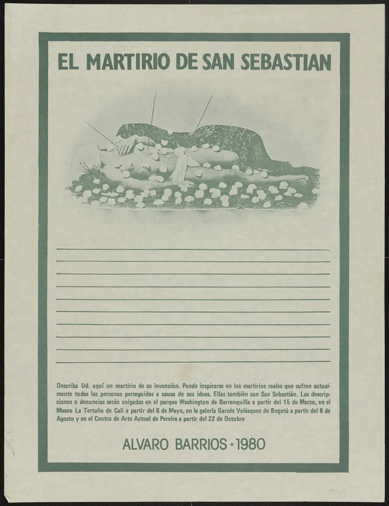 Untitled, by Álvaro Barrios, ink, 1980