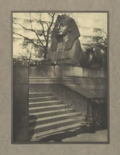 A Sphinx, The Embankment, London, by Alvin Langdon Coburn