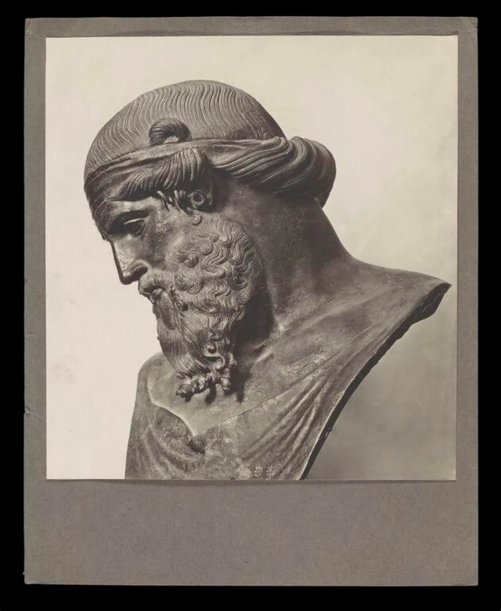 Bust of Dionysus, Platon, by Alvin Langdon Coburn, photographic, 1950