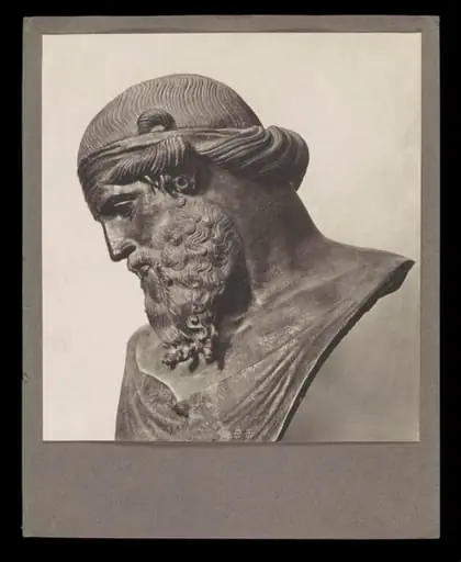 Bust of Dionysus, Platon, by Alvin Langdon Coburn