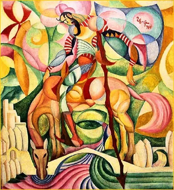 Dom Quixote, by Amadeo de Souza Cardoso