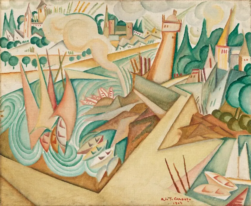 Landscape, by Amadeo de Souza Cardoso