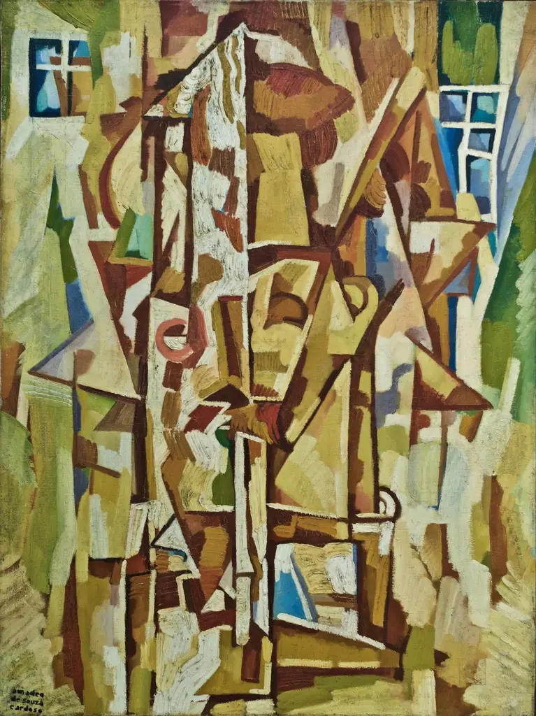 Smoker with a cigarette-holder, by Amadeo de Souza Cardoso