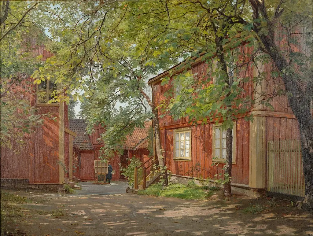 Morgen, Majorstuveien 8, by Amaldus Nielsen
