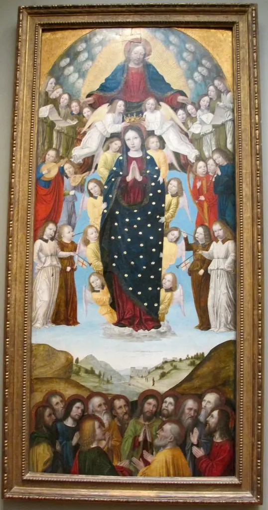 Assumption of the Virgin, by Ambrogio Bergognone