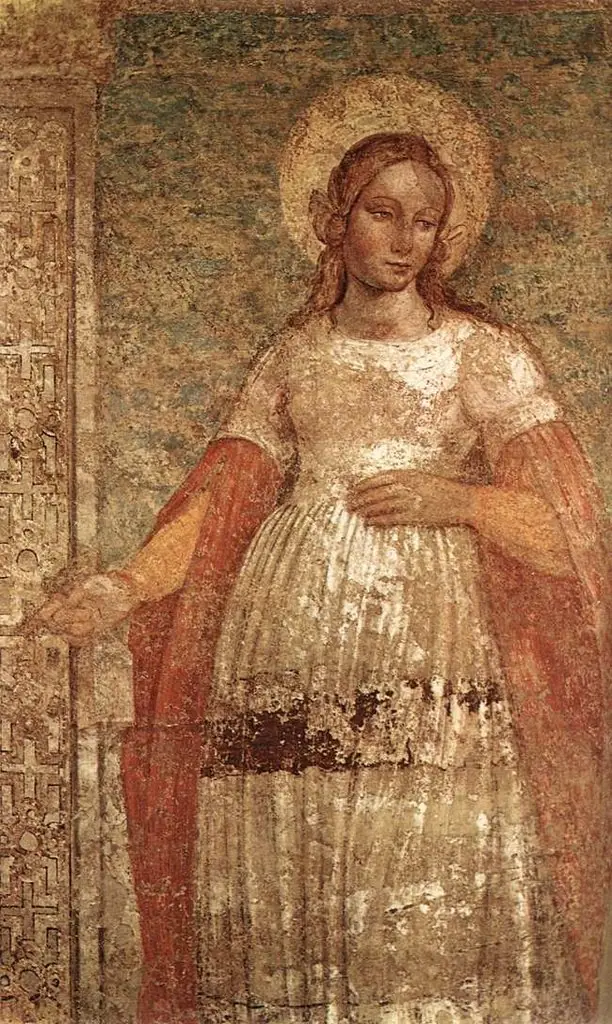 St Agnes, by Ambrogio Bergognone