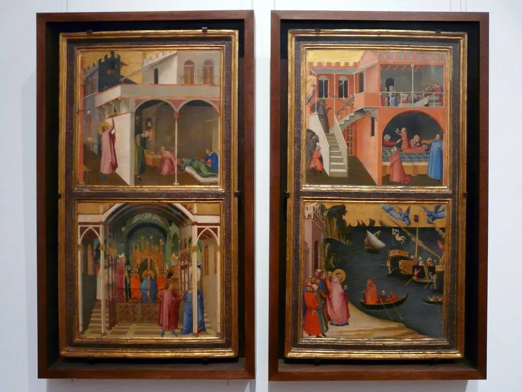 Stories of Saint Nicholas, by Ambrogio Lorenzetti