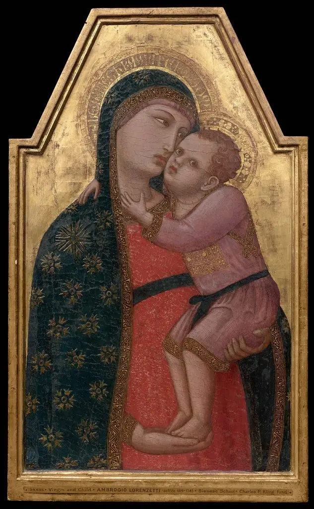 Virgin and Child, by Ambrogio Lorenzetti