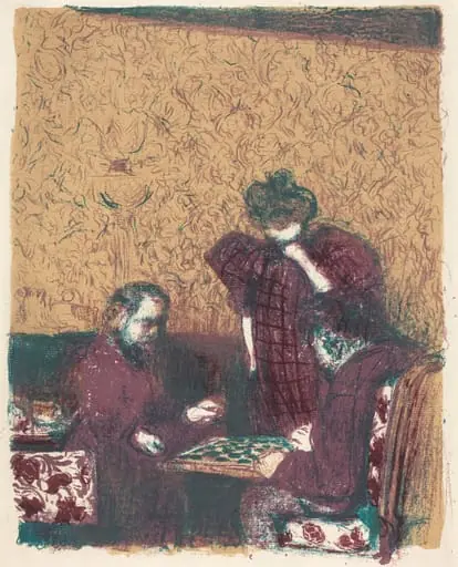 Game of Checkers (La partie de dames), by Ambroise Vollard