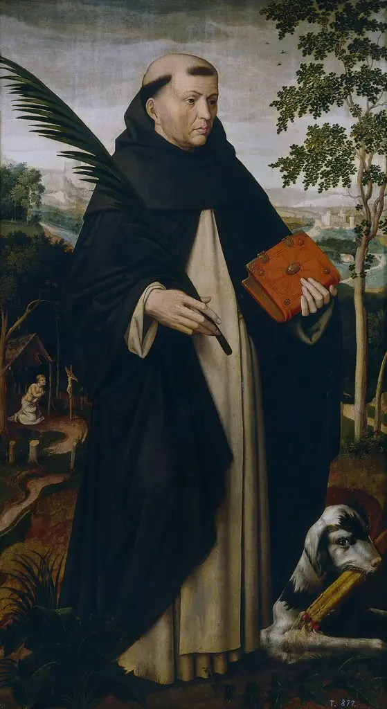 Saint Dominic of Guzmán, by Ambrosius Benson
