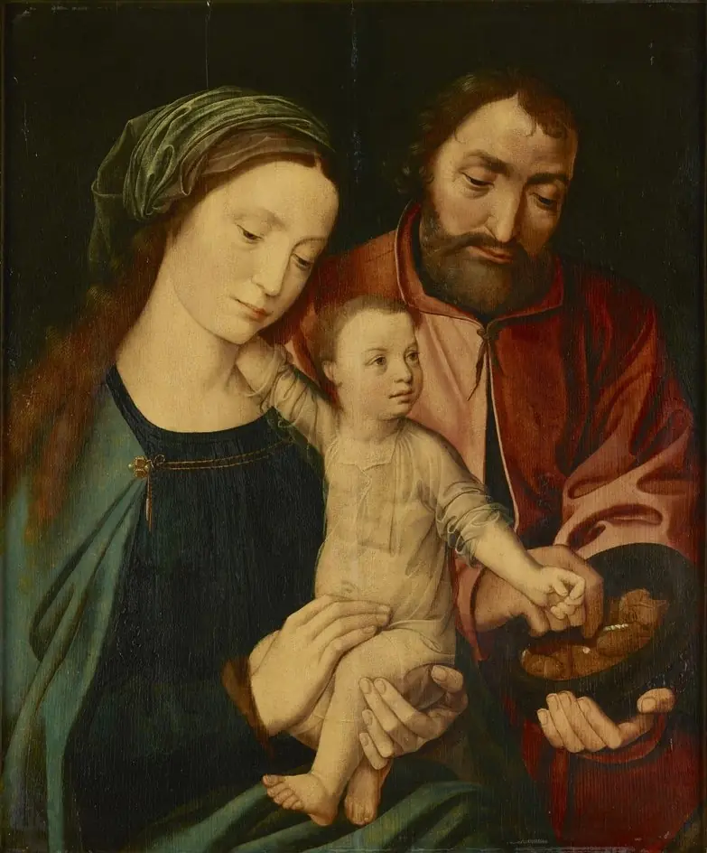 The Holy Family, by Ambrosius Benson