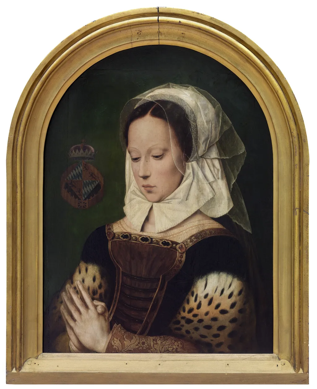 Woman at Prayers, by Ambrosius Benson, oil, 1525