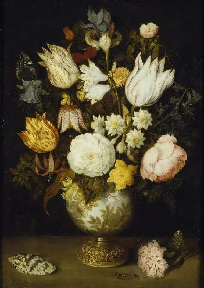 A Vase of Flowers, by Ambrosius Bosschaert