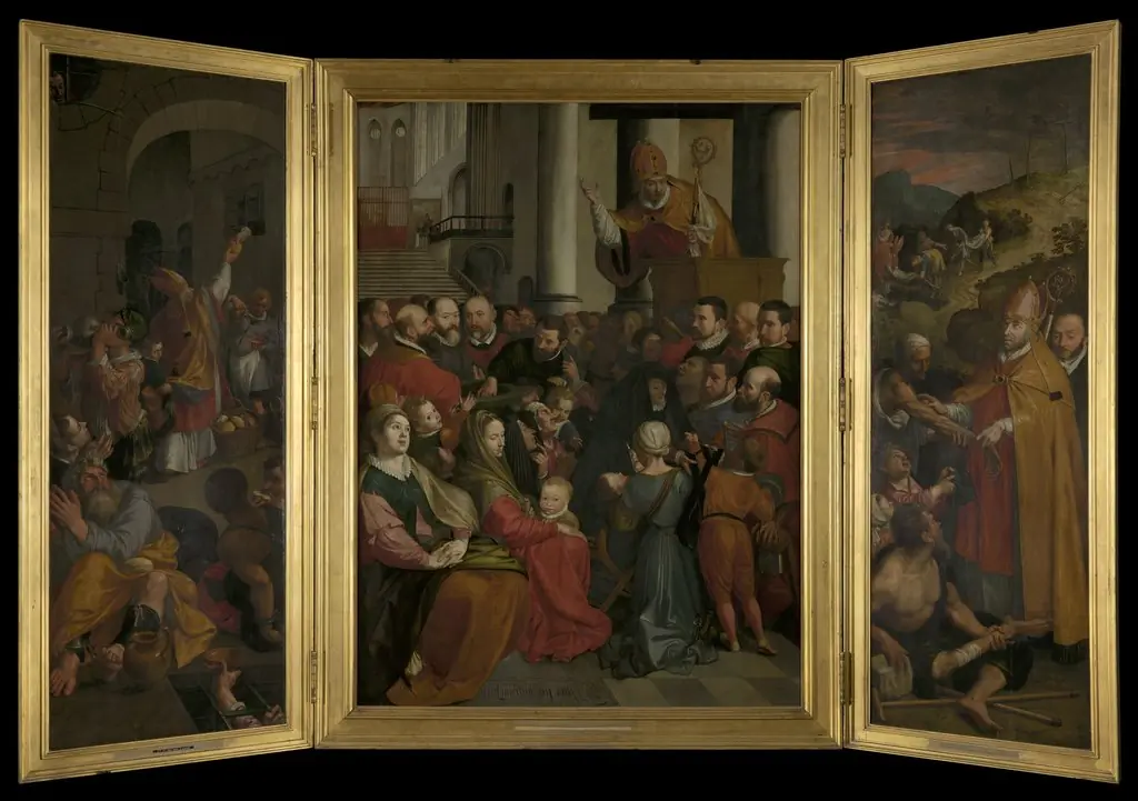 Altarpiece of the Guild of the Smiths, by Ambrosius Francken I