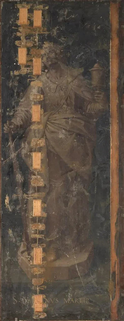 Heilige Damianus, arts en martelaar, by Ambrosius Francken I