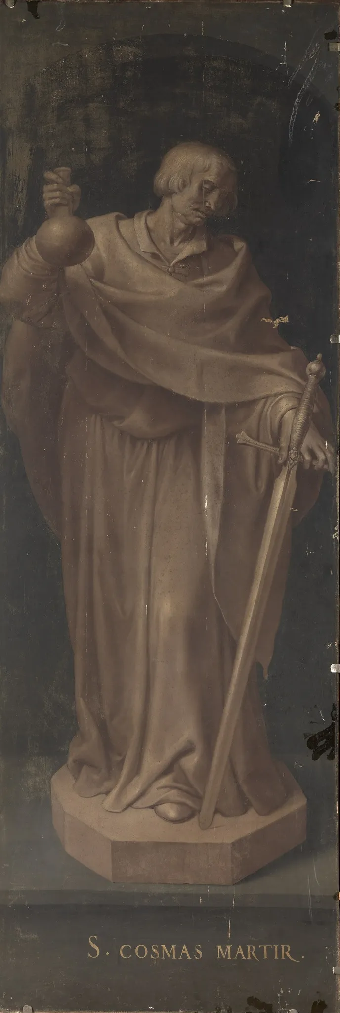 Saint Cosmas, Physician and Martyr, by Ambrosius Francken I, oil, 1598