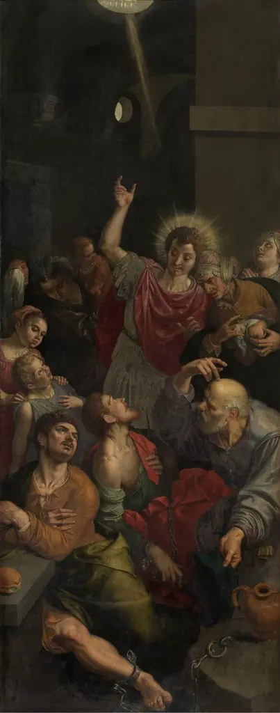 Saint Sebastian in Prison, by Ambrosius Francken I