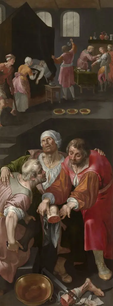 The charity of Saints Cosmas and Damian, by Ambrosius Francken I