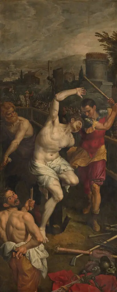 The Martyrdom of Saint Sebastian of Rome, by Ambrosius Francken I