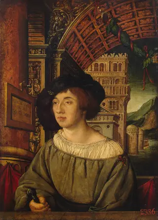 Portrait of a Young Man, by Ambrosius Holbein