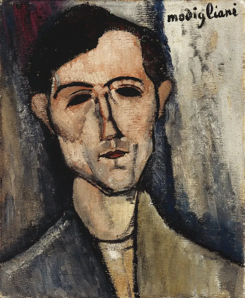 A Man, by Amedeo Modigliani