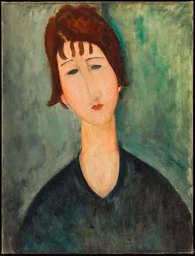 A Woman, by Amedeo Modigliani