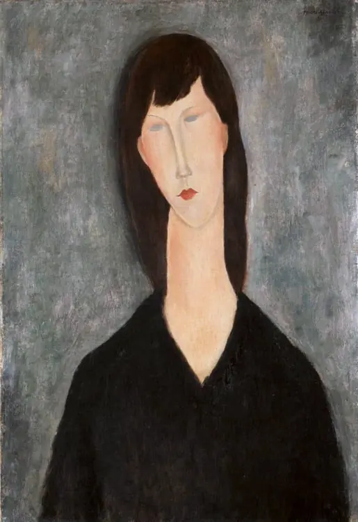 Bust of a Woman, by Amedeo Modigliani
