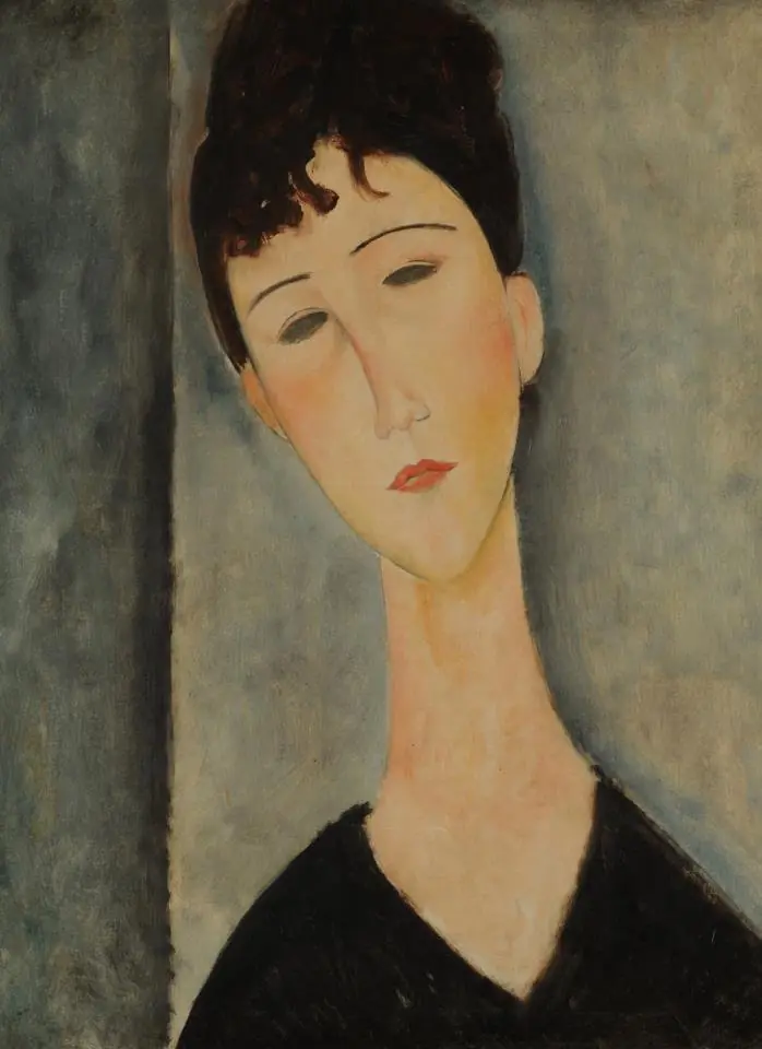 Bust of a Woman, by Amedeo Modigliani