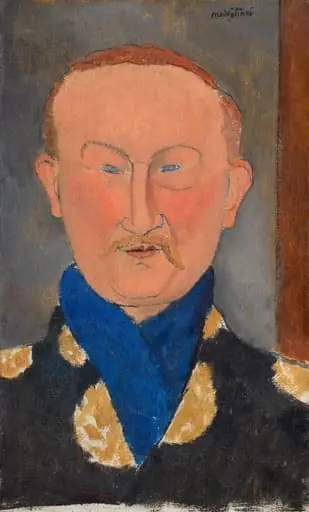 Léon Bakst, by Amedeo Modigliani