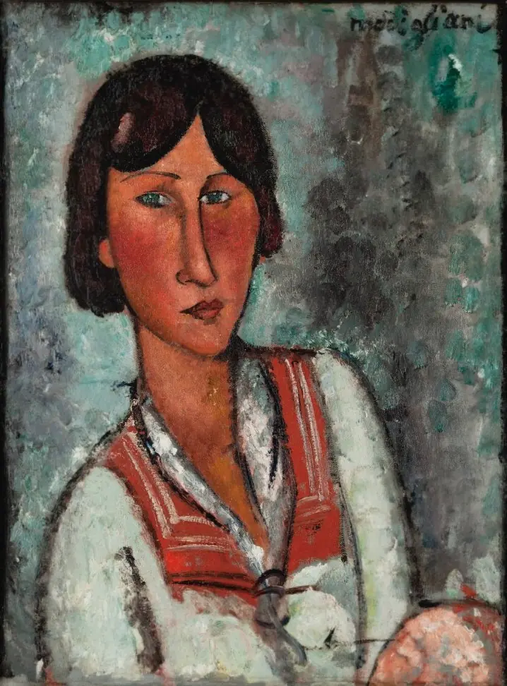 Portrait of a woman, by Amedeo Modigliani