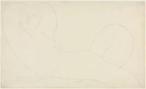 Reclining Female Nude, by Amedeo Modigliani