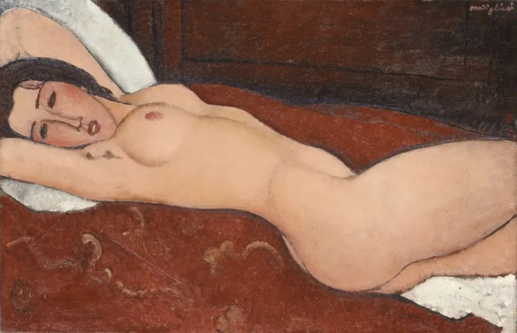 Reclining Nude, by Amedeo Modigliani