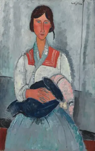 Roma Woman with Baby, by Amedeo Modigliani