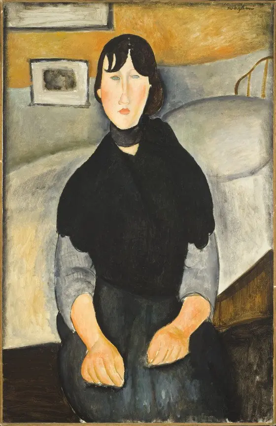 Young Woman of the People, by Amedeo Modigliani