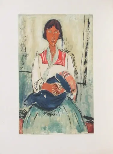 Untitled, by Amedeo Modigliani Jacques Villon